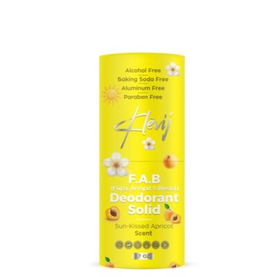 Breast Deodorant by Klevij | 3.1 oz Sun Kissed Apricot | Fresh, Chemical-Free Pr