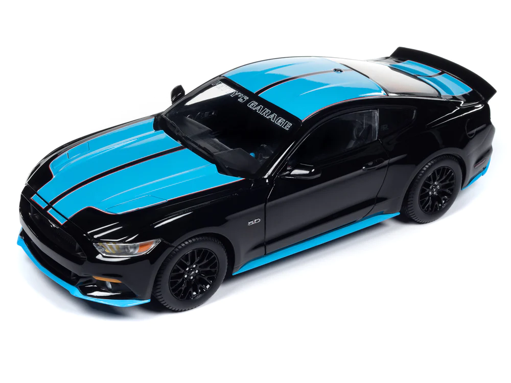 NASCAR Auto World 1/18 - 2016 Ford Mustang GT Black Petty Garage