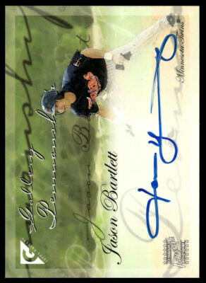 2005 Topps Gallery #GPA-JB Jason Bartlett Penmanship Autographs