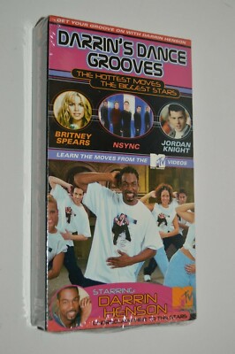 Darrin's Dance Grooves MTV Factory Sealed VHS Britany Spears NYSNC