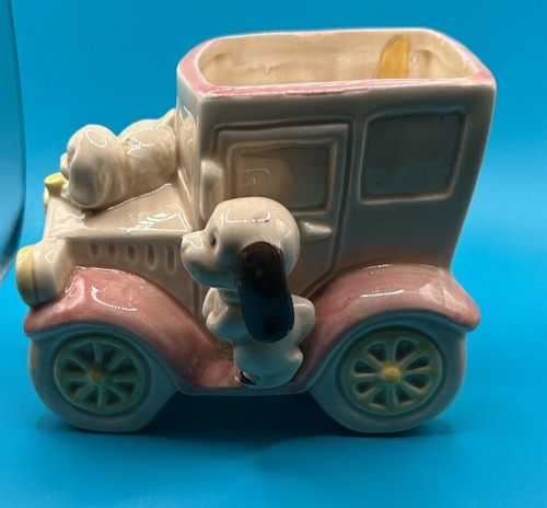 Vajilla de regalo de cerámica vintage para coche Planter Nancy Pew Label 2281 - Imagen 5 de 11