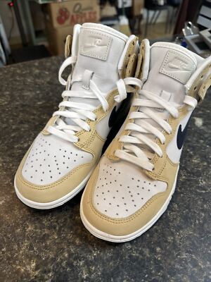 靴 publicimageltd NEW Nike Dunk High PRM Sesame DX2044-101 Women's Sz 6.5 | eBay