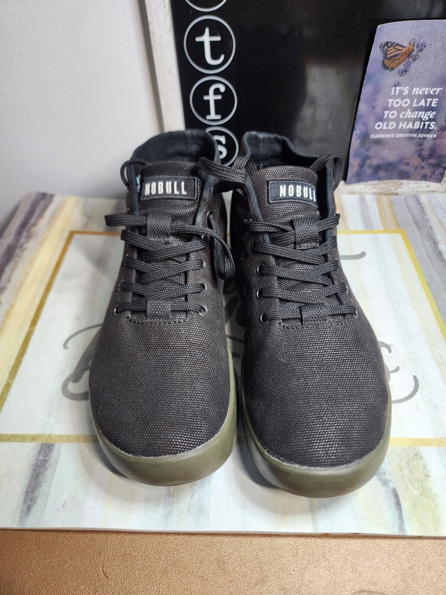 NOBULL Shoes Mens Size 8 Black High Top Trainer Lightweight Gym Sneakers NoBull High Hi-Top Trainer Mens 8 Black Women 9.5 Lifting  main image 3