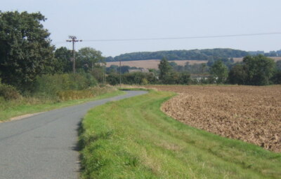 Foto 6x4 Spur Richtung Shimpling Mill Hill \/TL8551 Blick nach Osten zwischen G c2008