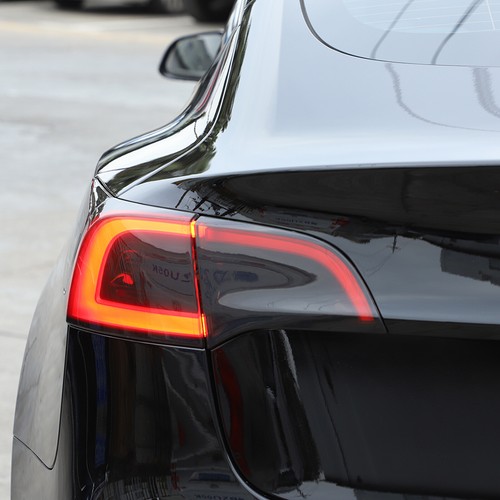 Smoked Car Tail Light Cover Rear Lampshade Shell For Tesla Model 3/Y 2016-2022 - Picture 6 of 11