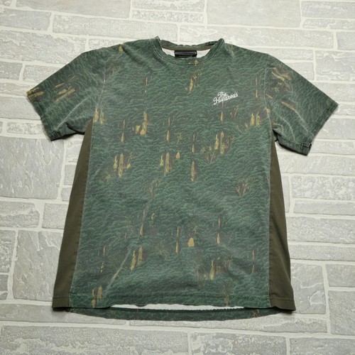 the Hundreds Shirt Size Large Green Forest Embroidered Logo Vintage Fade Cotton