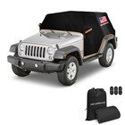 Waterproof Car Cover For Jeep Wrangler 2 Door JK JL 2007-2024 Rain Sun Protector