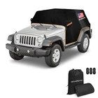 Waterproof Car Cover For Jeep Wrangler 2 Door JK JL 2007-2024 Rain Sun Protector
