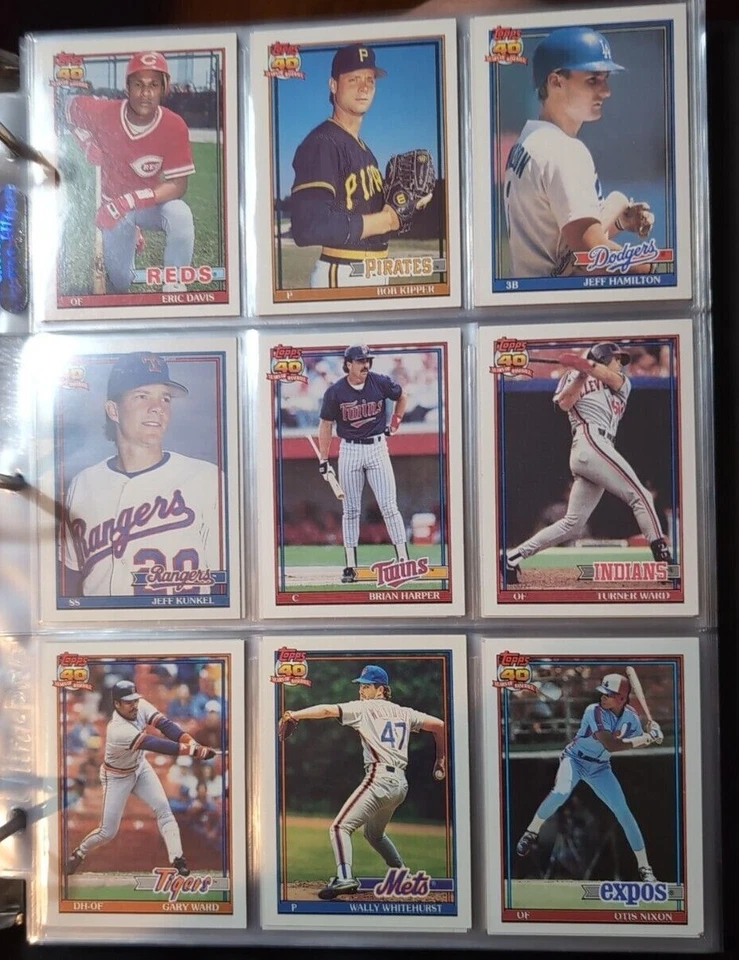 1991 Topps base cards 501-700 Pick from drop down list - Image 2 of 4