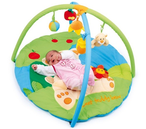Baby Play Mat Blanket Activity Colouful Floor Playmat Cot Buggy Pram Mobile - Picture 7 of 23