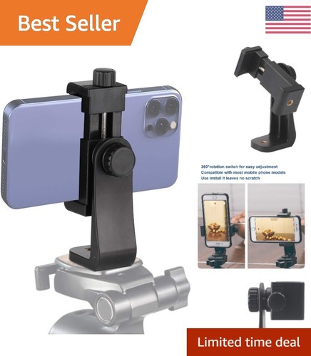 Universal High-Quality Smartphone Cell Phone Mount Holder - 1/4 Inch Mount Screw