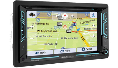 SOUNDSTREAM VRN-63HB 6.2 TOUCHSCREEN 2-DIN DVD CD MP3 RECEIVER GPS NAVIGATION