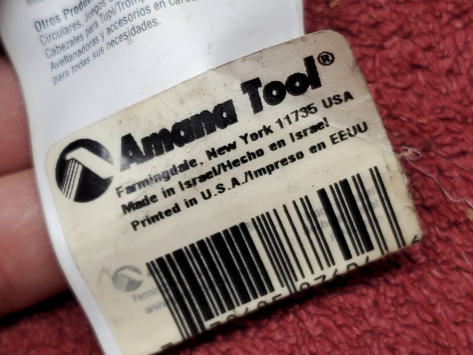 Amana Tool 47600 Herramientas De Corte Amana