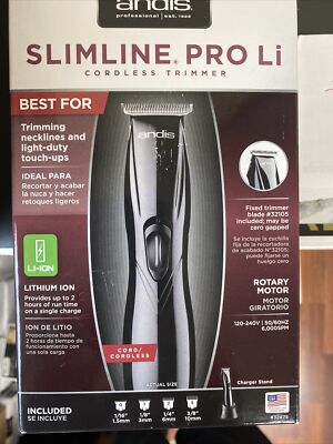Andis 32475 Slimline Pro Li Cordless Trimmer - Black