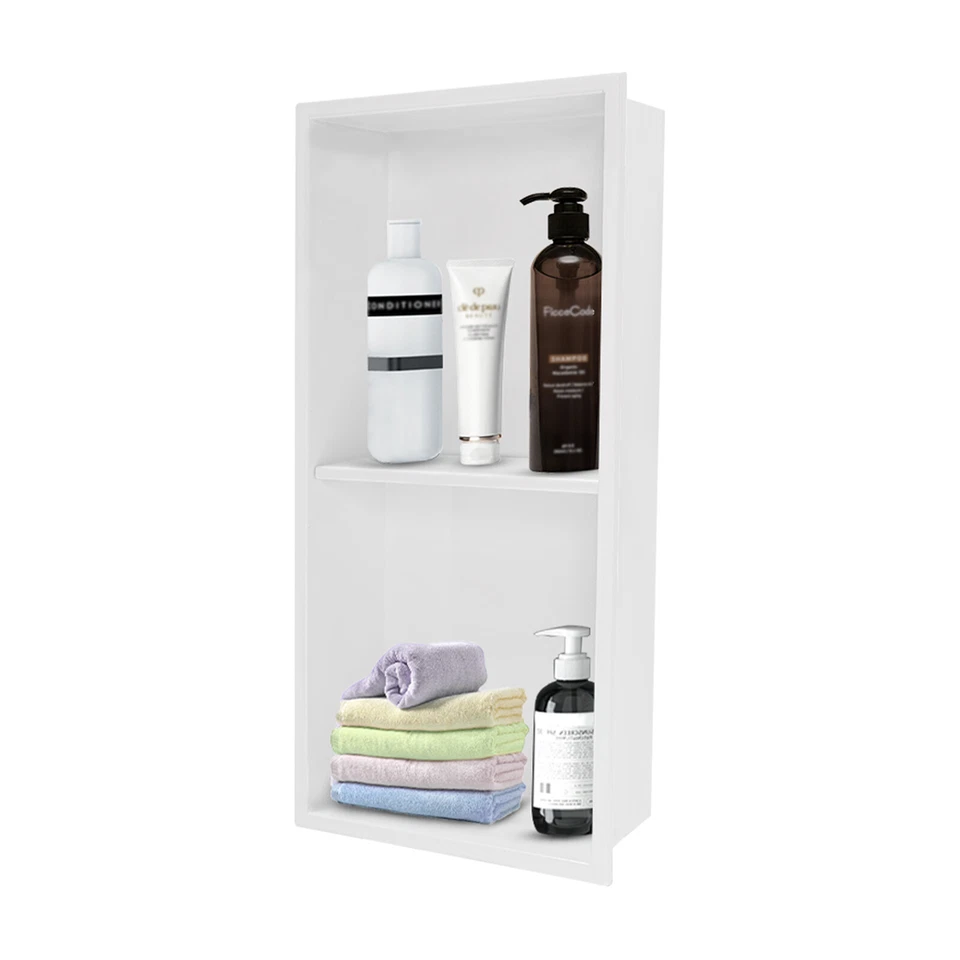 Shower Niche 12*24 In 2-layers Wall-inserted For Shower Bathroom - Image 2 of 4