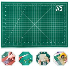 Selbstheilende Schneidematte PVC Gitter Matte für Handwerk Kunst Silhouette Schneiden, 12x18"