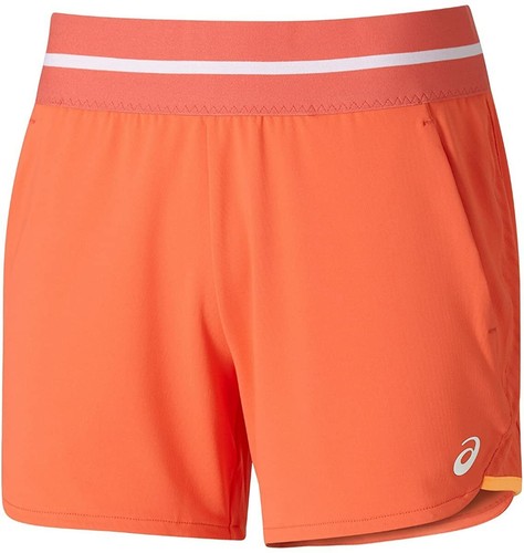 ASICS Women's Club Pantaloncini Maglia Pantaloncini Da Tennis-ARANCIONE-NUOVO  | eBay