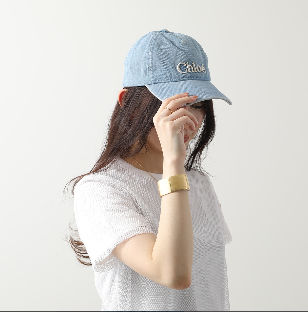 Chloe CAP Hat Denim Blue 58cm/ Chloe CAP Hat Denim Blue 58cm/