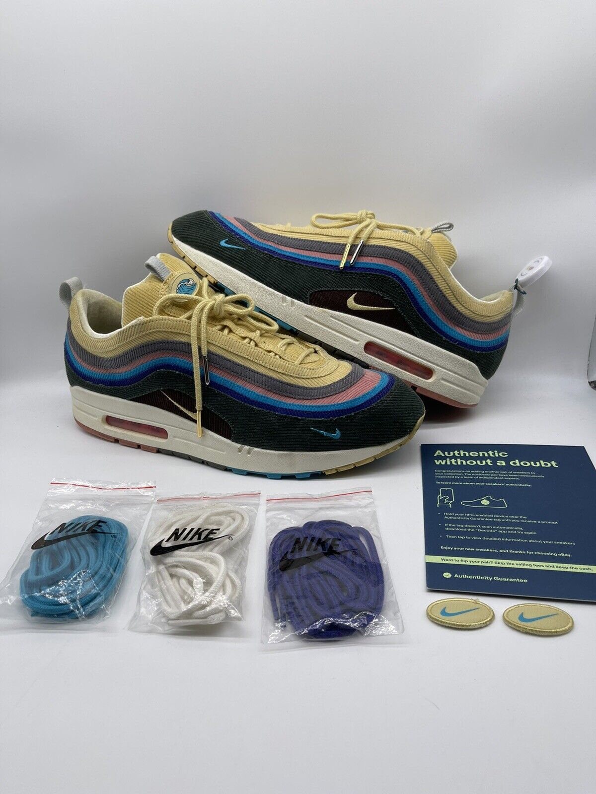 Nike Air Max 1/97 VF SW Sean Wotherspoon AJ4219-400 Size 13