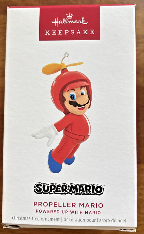 2024 Hallmark POWERED UP WITH SUPER MARIO PROPELLER 3rd in Series ~ NIB
