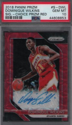2018-19 Panini Prizm - Signatures Dominique Wilkins RED CHOICE