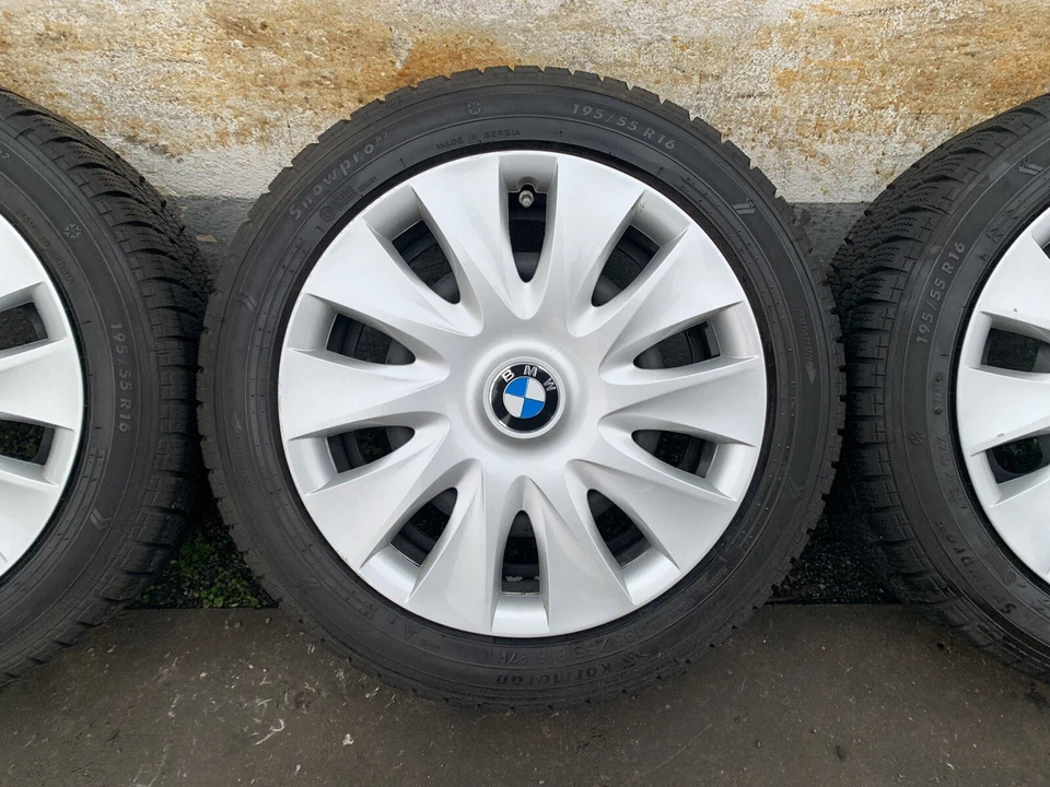 Original BMW 1er F20 F21 16 Zoll Stahl Winterräder Winterreifen DOT17 7-8mm RDK - Bild 4 von 4