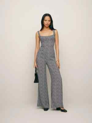 $228 Reformation Kallie Jumpsuit | Ansel | Size 6 ** RARE COLOR **