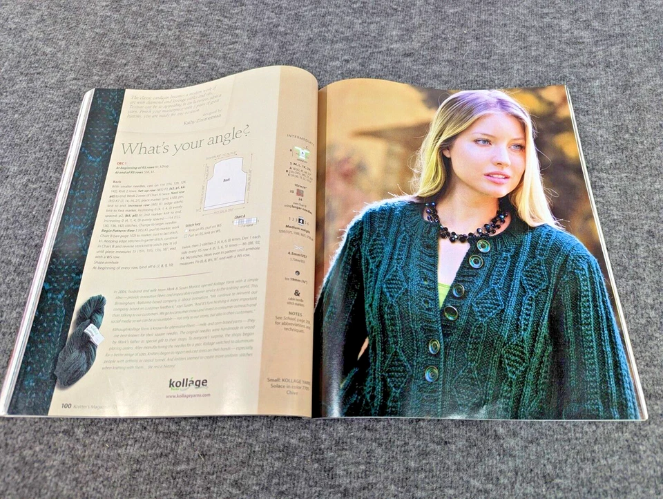 Knitter's Magazine K100 Fall 2010, Thread Tricks, Stellar Knits, Knitters School - Image 4 of 4