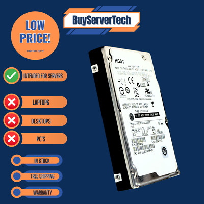 HGST HUC101212CSS600 1.2TB 10K SAS 2.5'' HDD | 0B28482 | 0 Hours |  2YR Warranty