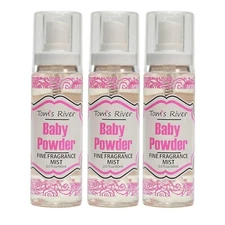 3 Pack - Perfume Body Spray Mist - Baby Powder 2oz *MADE IN USA* Brand New!!!