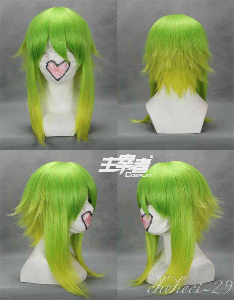Light green sale cosplay wig