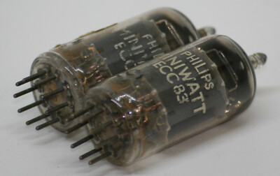 ecc83 mullard d getter tube s mC1 nos 12ax7 pair b339 b759 ecc803s