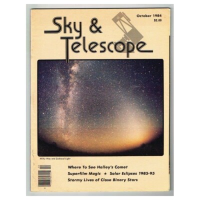 Sky & Telescope Magazine October 1984 mbox796 Where To See Halley's Comet