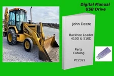 John Deere 410D and 510D Backhoe Loader Parts Catalog Manual See Description