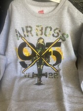 boys size 7 Hanes helicopter sweatshirt