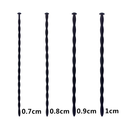 4 PIEZAS Entrenador de Sonido de Silicona Enchufe de Pene Estirador U-retral CaRtheter Dilatador - Imagen 14 de 14