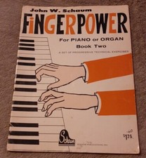 John W Schaum Fingerpower For Piano or Organ Book Two 1968 music book