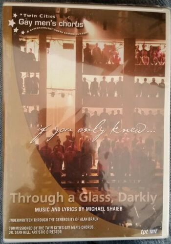 Twin Cities Gay Men's Chorus: Through A Glass Darkly DVD Michael Shaieb New/Seal - Picture 1 of 2
