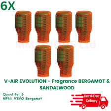 Vectair V-Air Solid Evolution Freshener Bergamot & Sandalwood (Pack of 6)