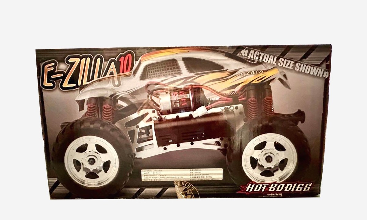 hpi 1/10 Scale RC Hot Bodies E-Zilla 10 Monster Truck NIB | eBay