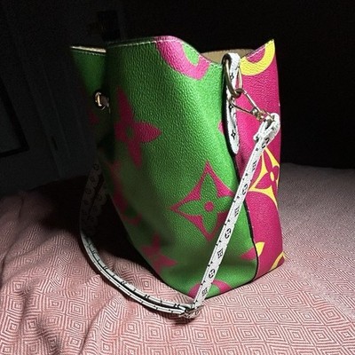 Louis Vuitton Monogram Giant in a limited edition green and pink colorway