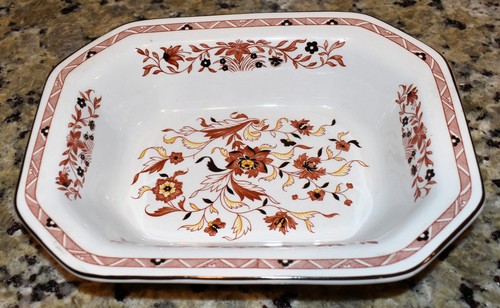 Vintage Wedgwood KASHMAR 10" Oval Vegetable Serving Bowl etruria & barlaston - Picture 2 of 4