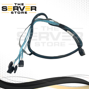 Supermicro 1M MiniSAS HD to 4x SATA and 8-pin Sideband Cable SA-F43S7P2-1M-N2