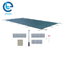 For 20' x 40' Rectangle Winter Safety Pool Cover For Inground Swimming Pools