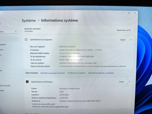 Lenovo M900z I5 6éme AIO All In One 23,8" FHD ,12 Go Ram 500Go Windows 11 - Photo 4/9