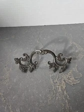 Vintage Drawer Pull French Provincial 3-1/2" Centers 6-1/8" Wide Keeler K8949