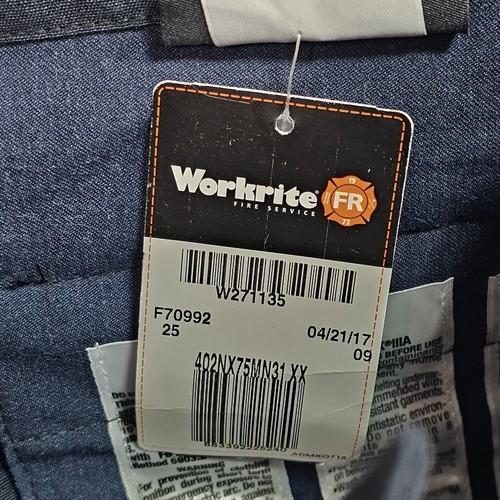 Workrite FR Nomex Pants Mens 31x34 Wildland Dual-Compliant Made With Kevlar Work - Picture 8 of 16