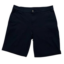 Lululemon Commission Shorts Mens Size 34 Relaxed Fit Warpstreme Stretch Blue