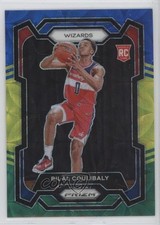 2023-24 Panini Prizm Choice Blue Yellow & Green Prizm Bilal Coulibaly #153 1dw8