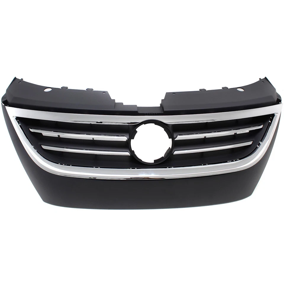 Grille For 2009-2012 Volkswagen CC 09-10 Passat CC Primed Black Shell and Insert Foto 4 de 4